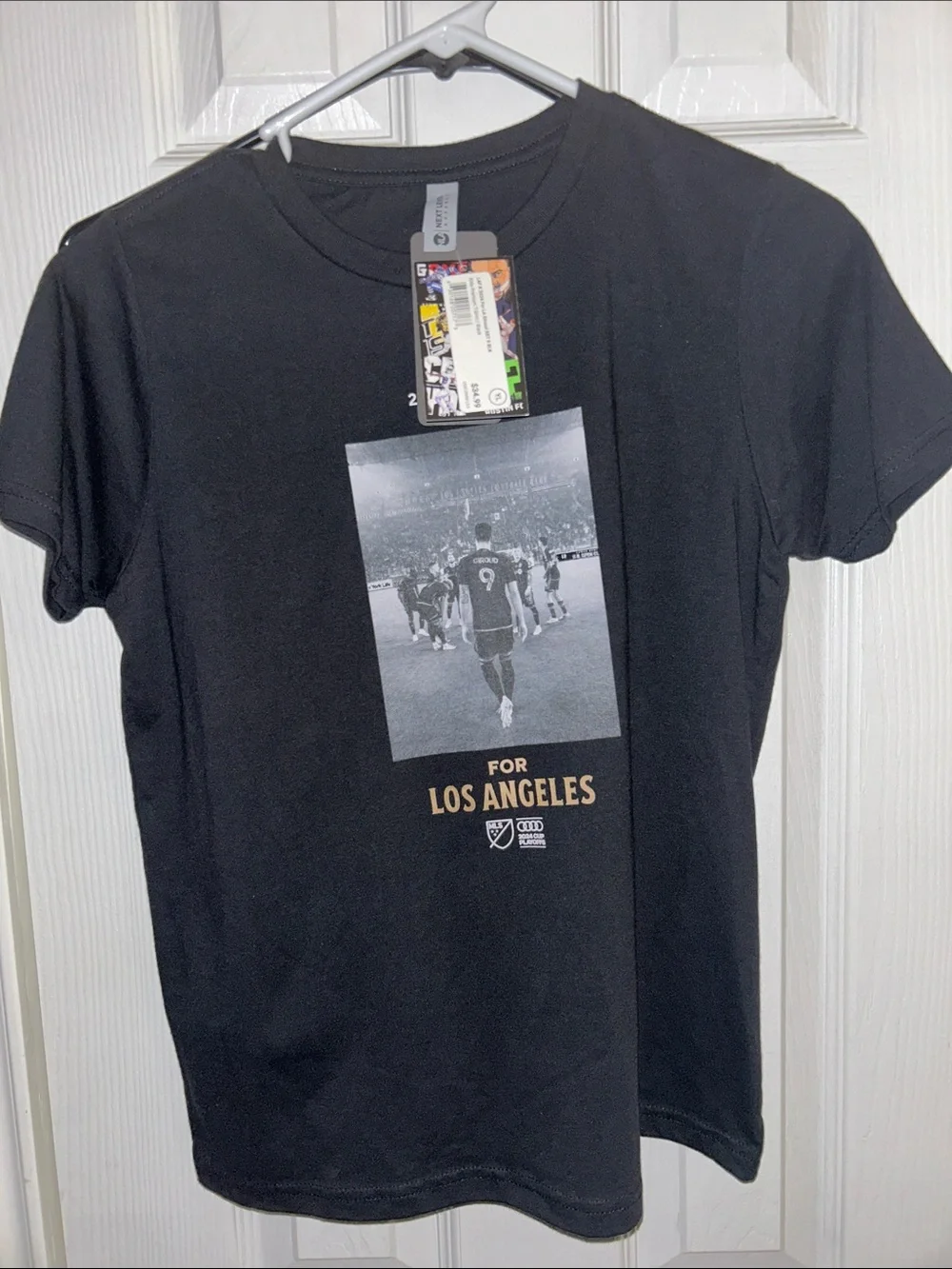 Next Level Apparel Black Tee Youth Large 10-12